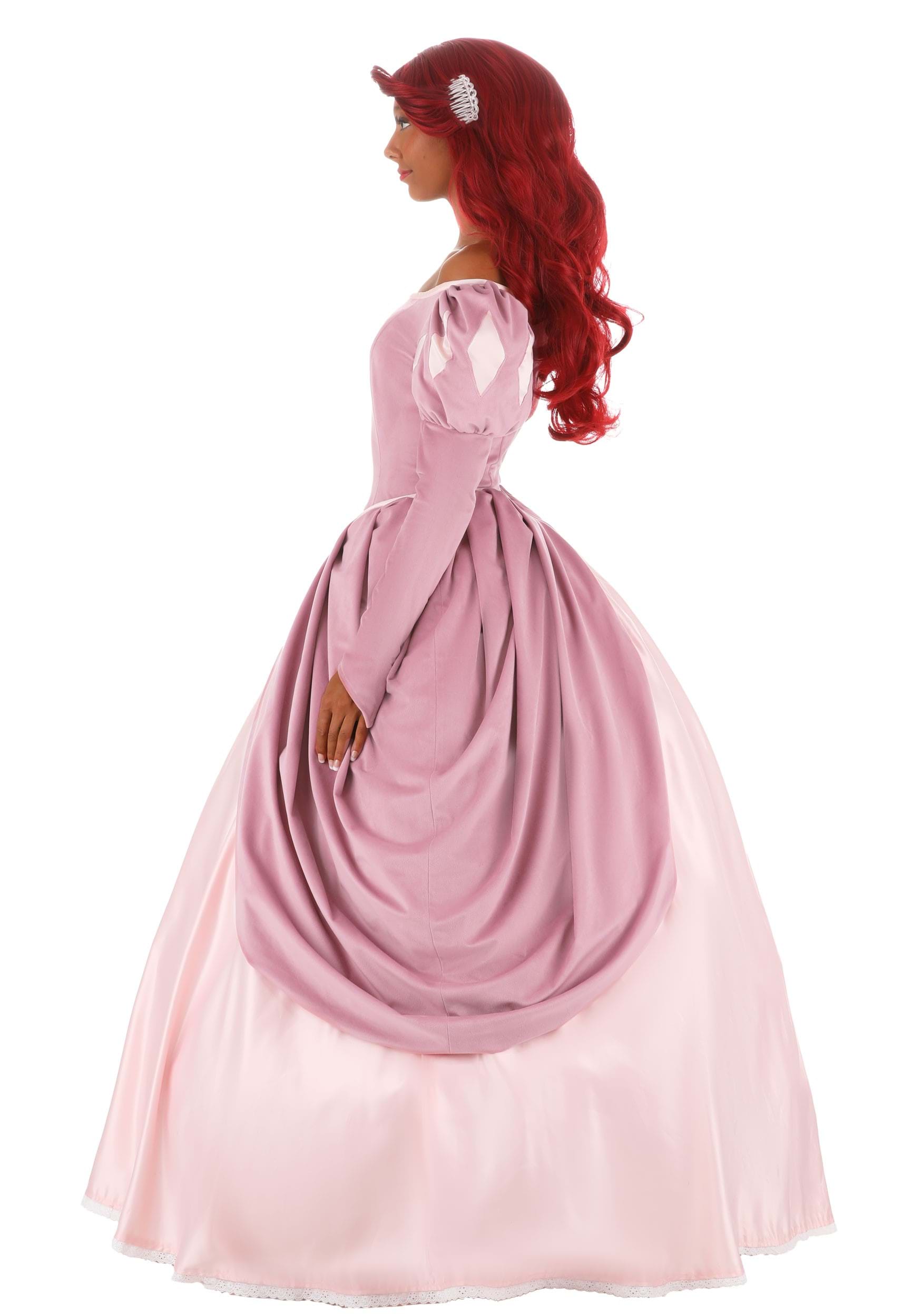 Adult Disney Pink Dress Ariel Costume