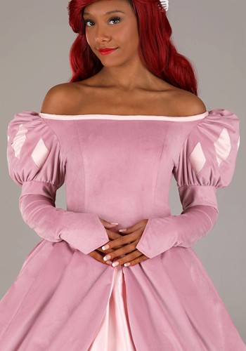 Women's Plus Size Disney Pink Dress Ariel Costume Dress