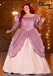 Women s Plus Size Disney Pink Dress Ariel Costume Dress Women s Plus Size Disney Pink Dress Ariel Costume Dress