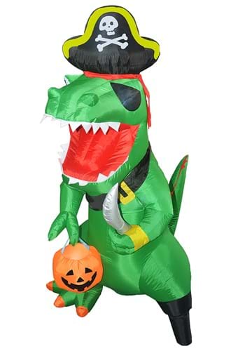 7FT Inflatable Pirate Dinosaur Decoration