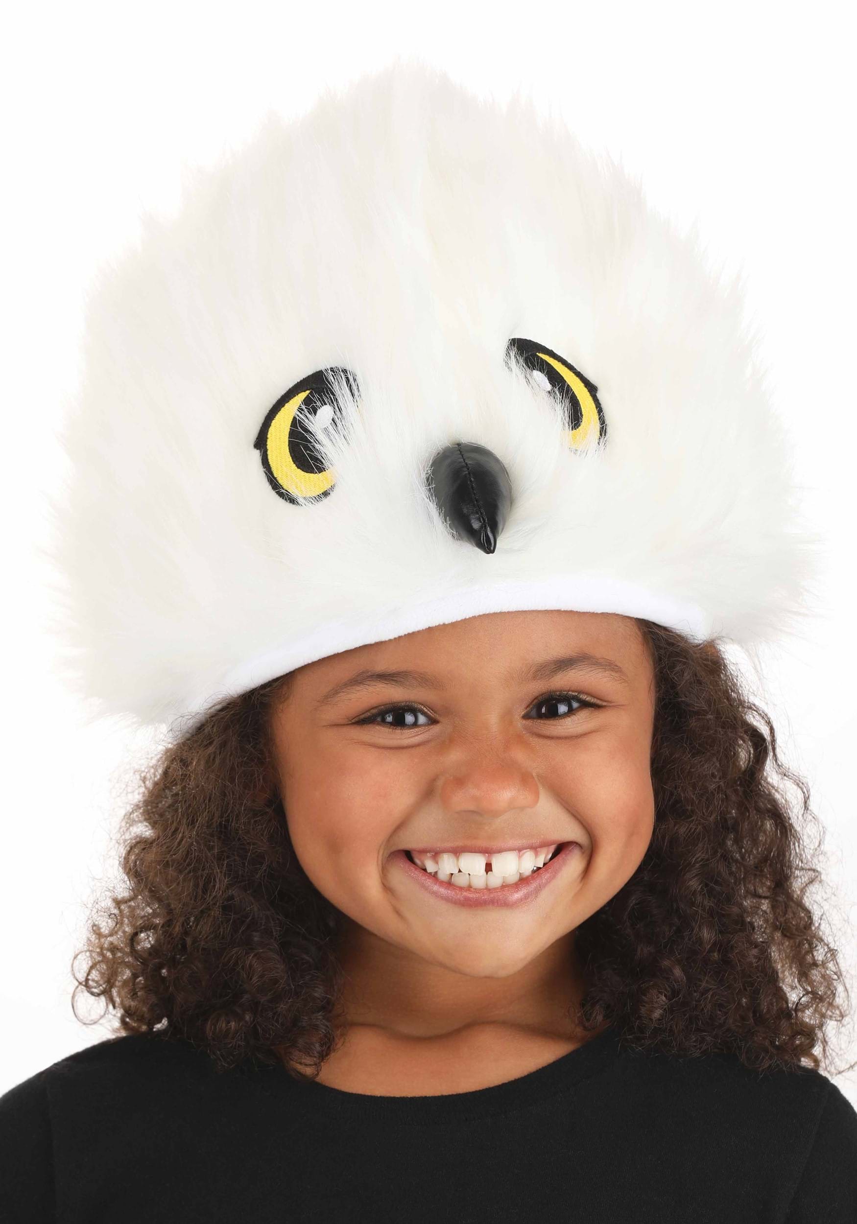 Halloween Plush Owl Headband with Witch Hat and Skeleton Hands 