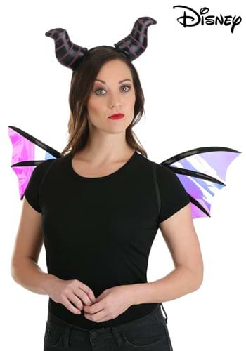 Maleficent Dragon Horns Headband & Wings Kit-main