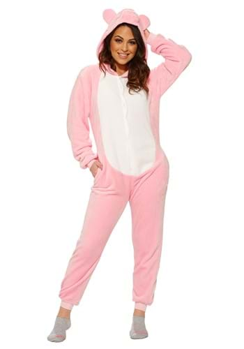 Adult Pink Pig Onesie