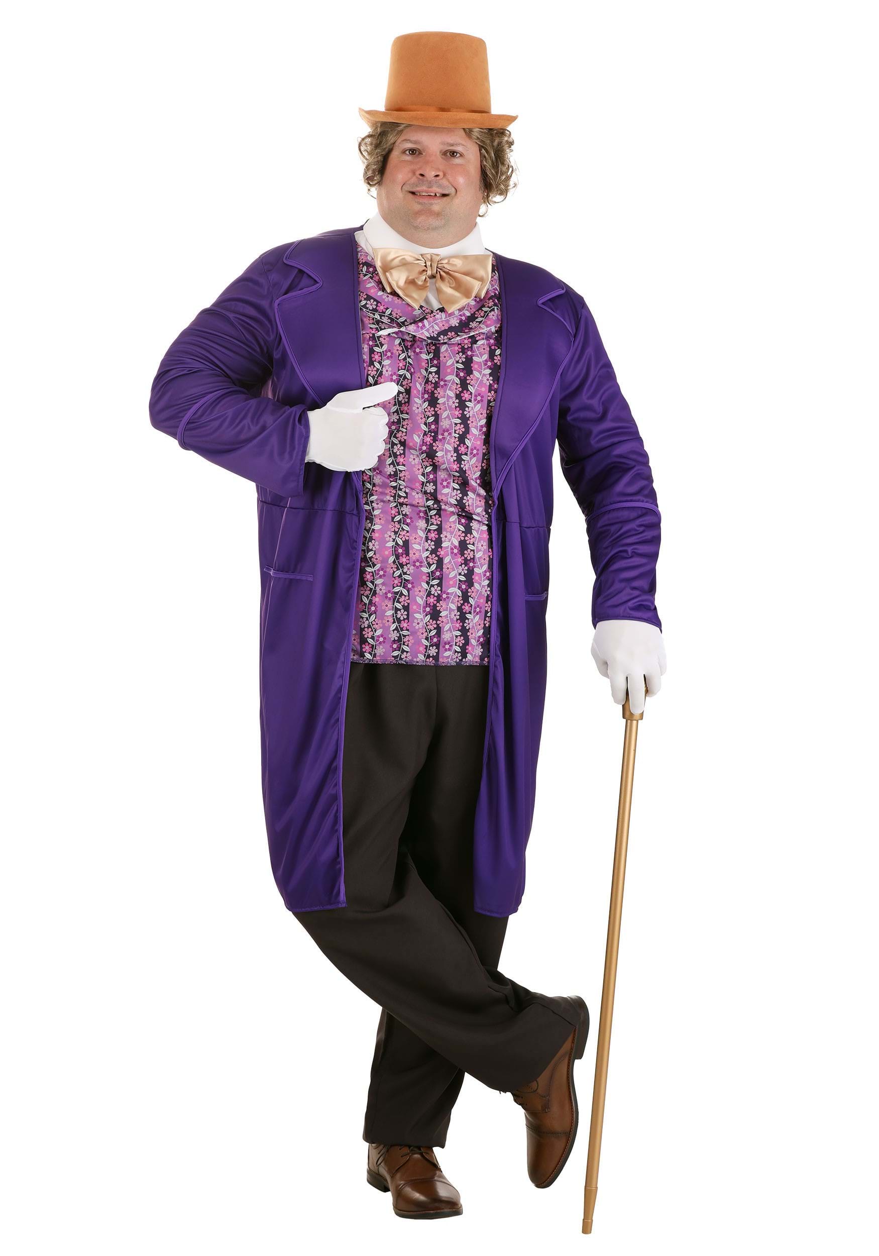 Plus Size Men's Willy Wonka Costume