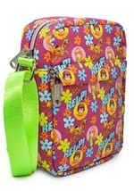 Womens Scooby Doo Relp Pink Flowers Crossbody Wallet Alt 1