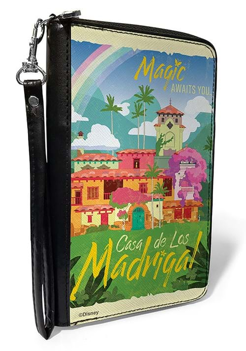 ENCANTO MAGIC AWAITS YOU CASA DE LAS MADRIGAL WOMEN'S PU ZIP