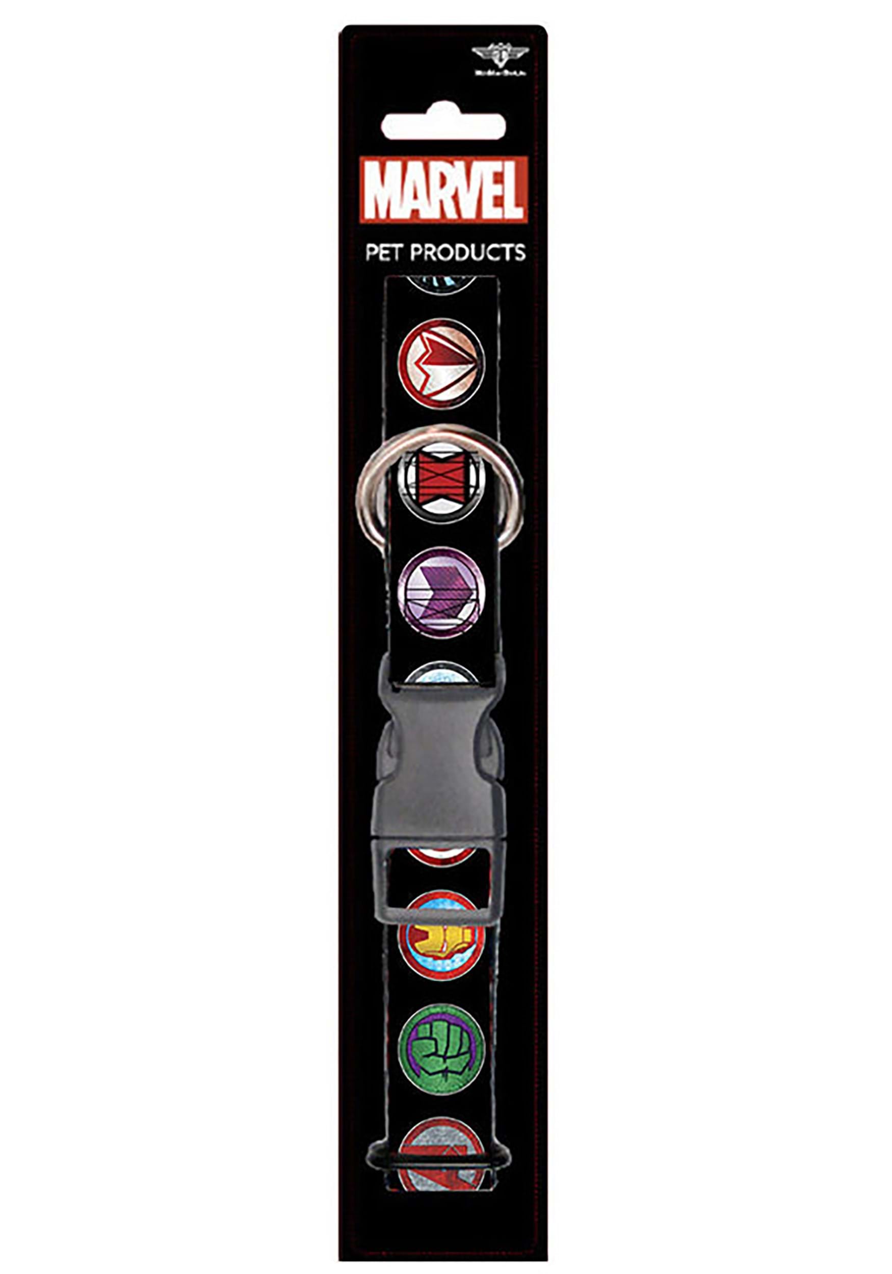 Avenger Icons Plastic Clip Collar , Marvel Pet Accessories