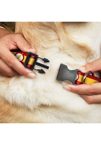 The Flash Logo Striped Plastic Clip Collar