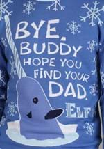 BYE BUDDY NARWHAL BLUE UGLY CHRISTMAS SWEATER Alt 3