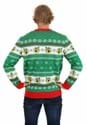 Adult Spongebob Present Green Ugly Christmas Sweater Alt 1