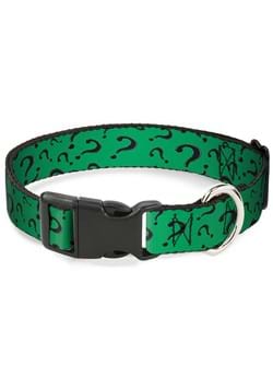 The Riddler Question Marks Plastic Clip Pet Collar