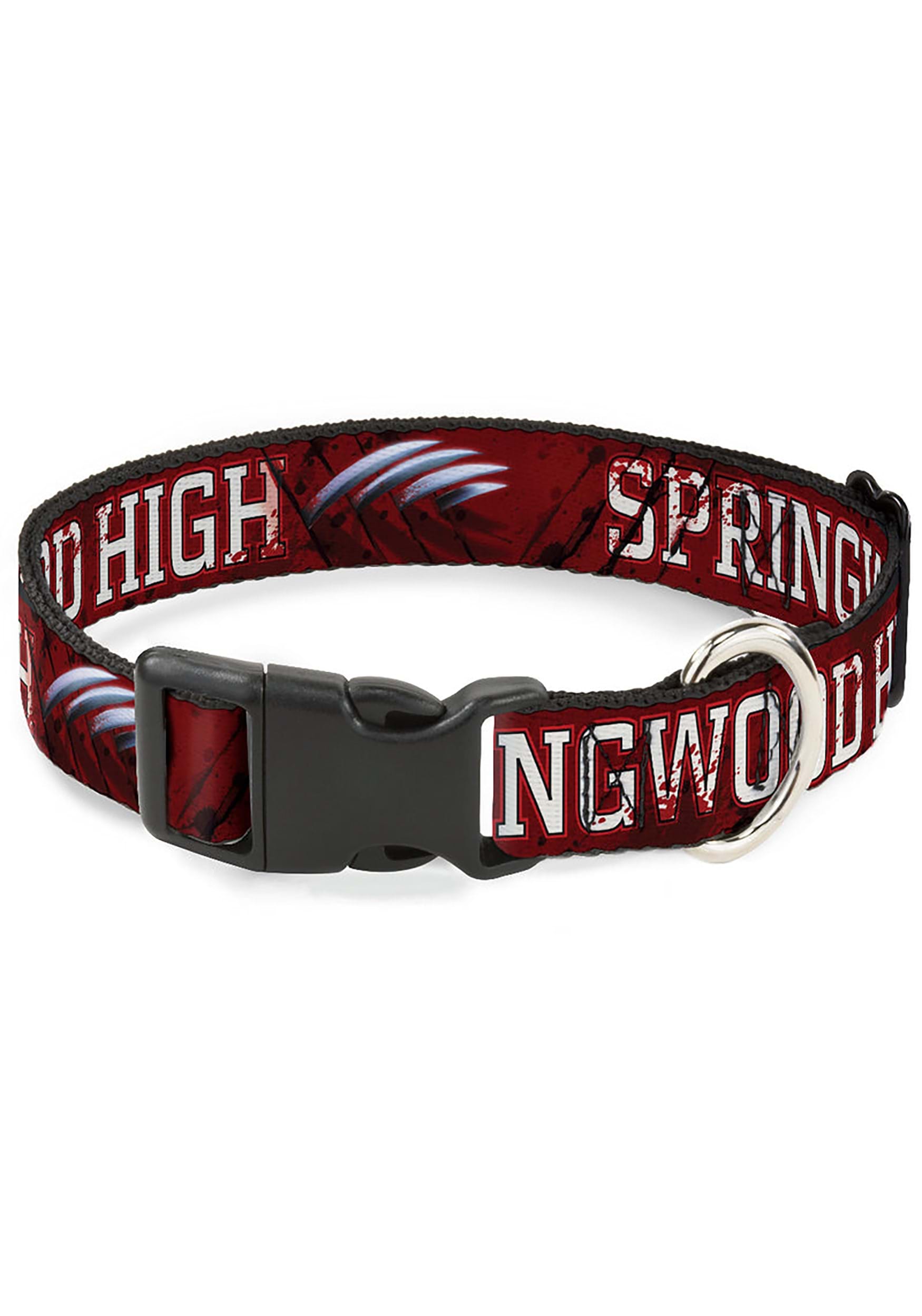 Springwood High Freddy Krueger Pet Collar Multicolor