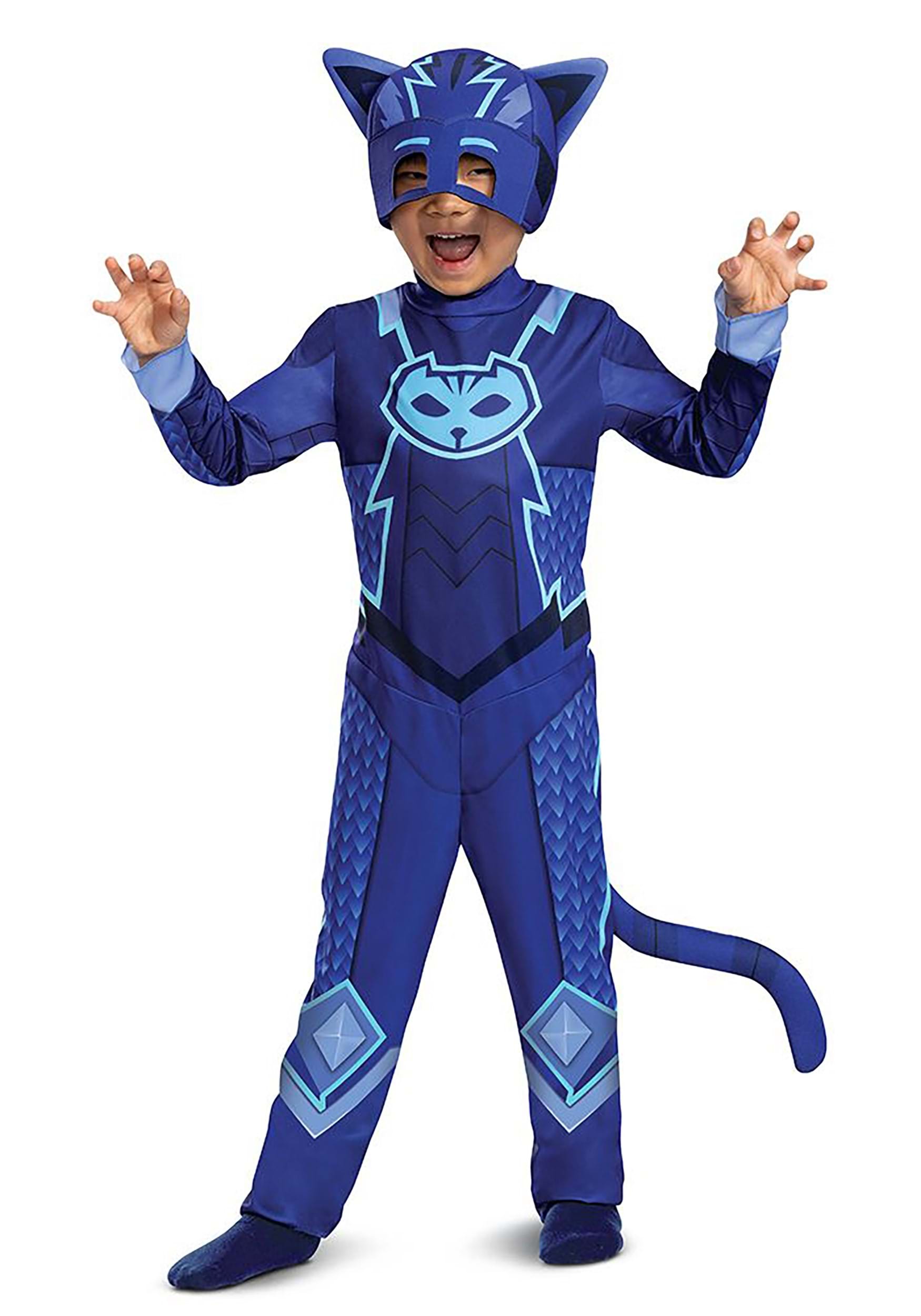 ghost bilayer Toxic PJ Masks Classic Catboy Megasuit Toddler Costume