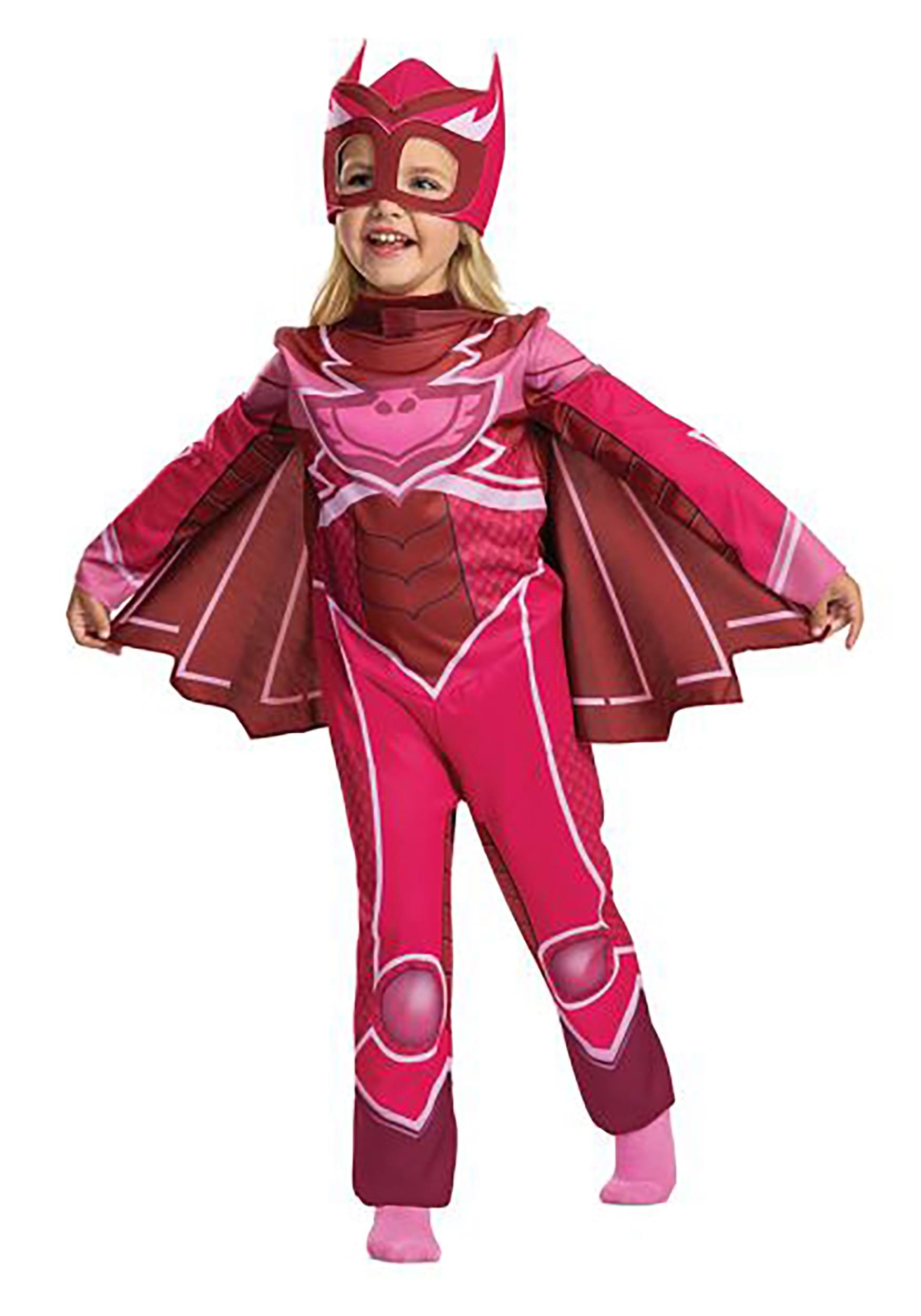 Photos - Fancy Dress Toddler Disguise  PJ Masks Classic Owlette Megasuit Costume Pink/Red 