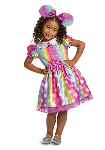 Minnie Mouse Rainbow Minnie Toddler Costume