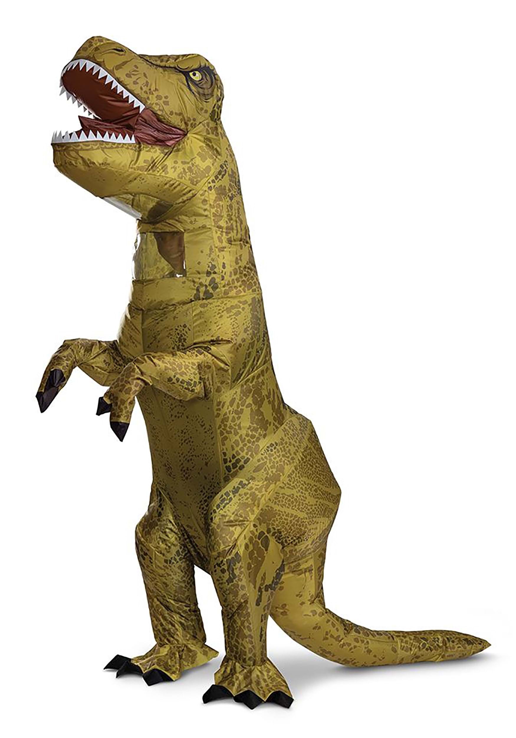 Disfraz inflable de Jurassic World T-Rex para adultos Multicolor