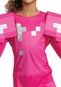 Minecraft Girls Classic Pink Armor Costume Alt 4