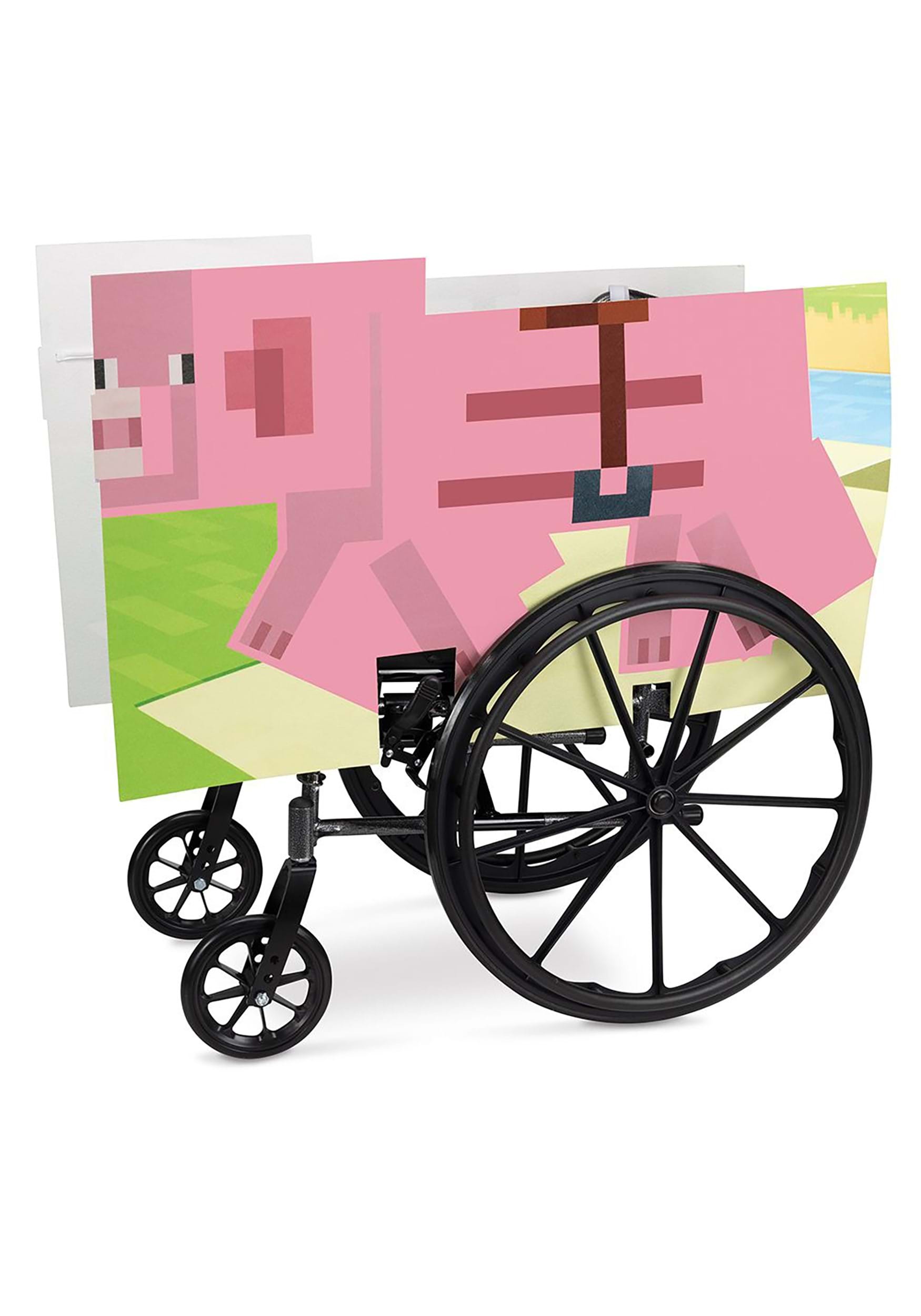Cubierta de silla de ruedas adaptativa de Minecraft Pig Multicolor