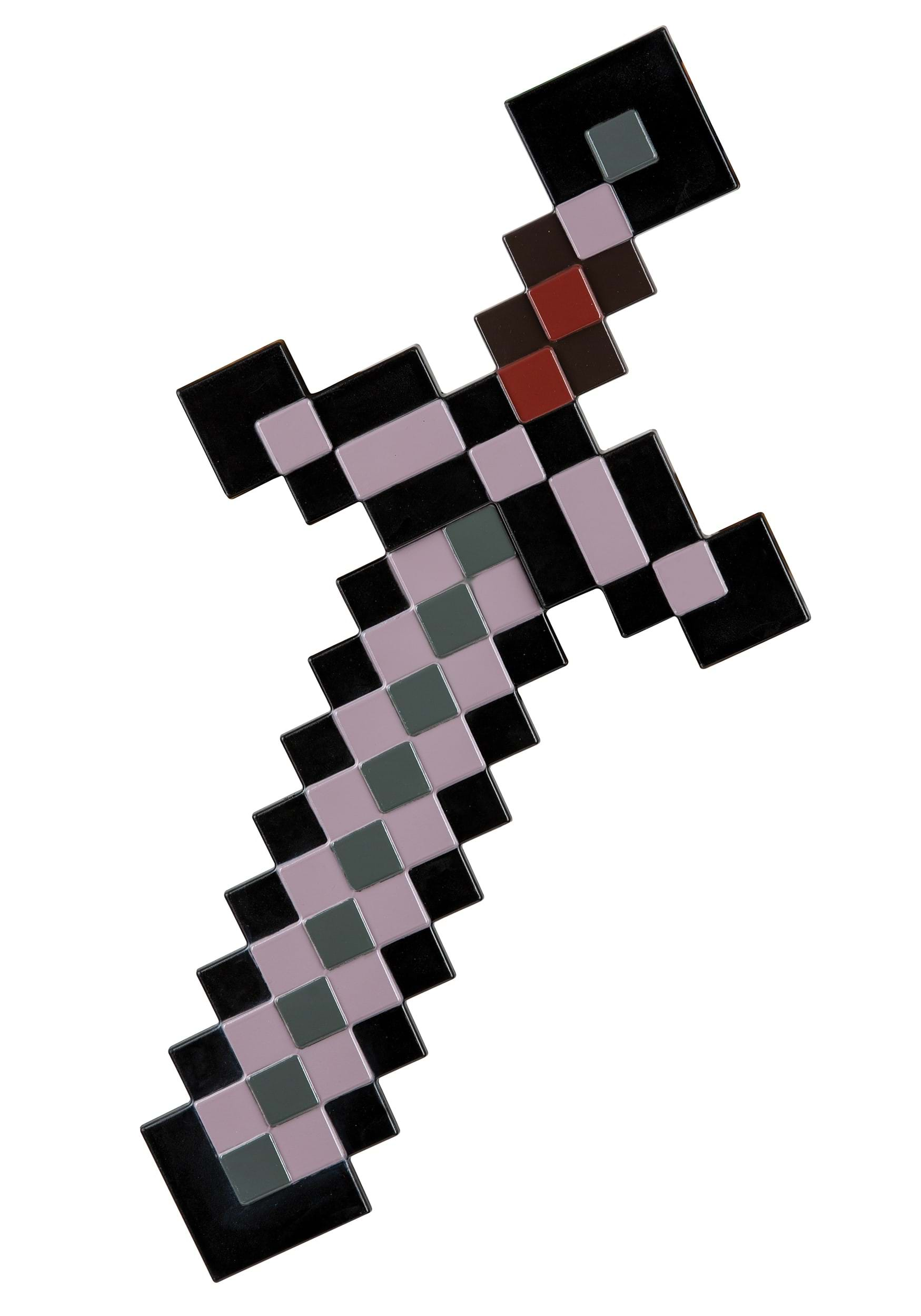 Accesorio de espada de Minecraft Netherite Multicolor