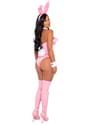 Playboy Womens Pink Boudoir Bunny Costume Alt 1