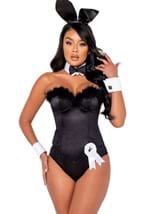 Playboy Women's Black Boudoir Bunny Costume