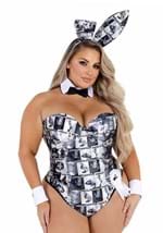 Plus Size Adult's Playboy Bunny Cover Girl Costume