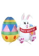 6FT Tall Large Easter Bunny Inflatable Decoration Alt 1
