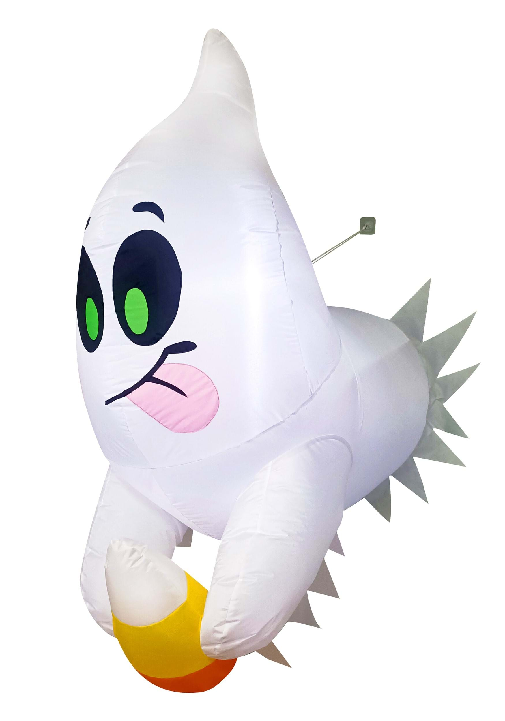 4FT Window Breaker Inflatable Cute Ghost Escaping Halloween Prop