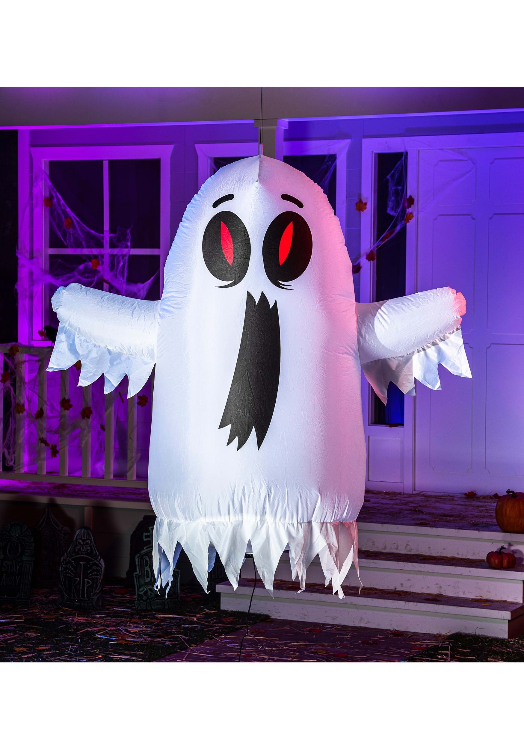 4FT Thrilling Floating Ghost Hanging Halloween Prop