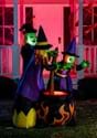 6 Foot Tall Cauldron and Witches Inflatable Decoration Alt 3