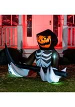 4 Foot Tall Pumpkin Reaper Inflatable Decoration Alt 6