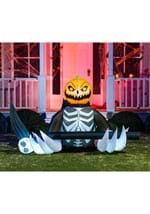 4FT Tall Pumpkin Reaper Inflatable Decoration Alt 2