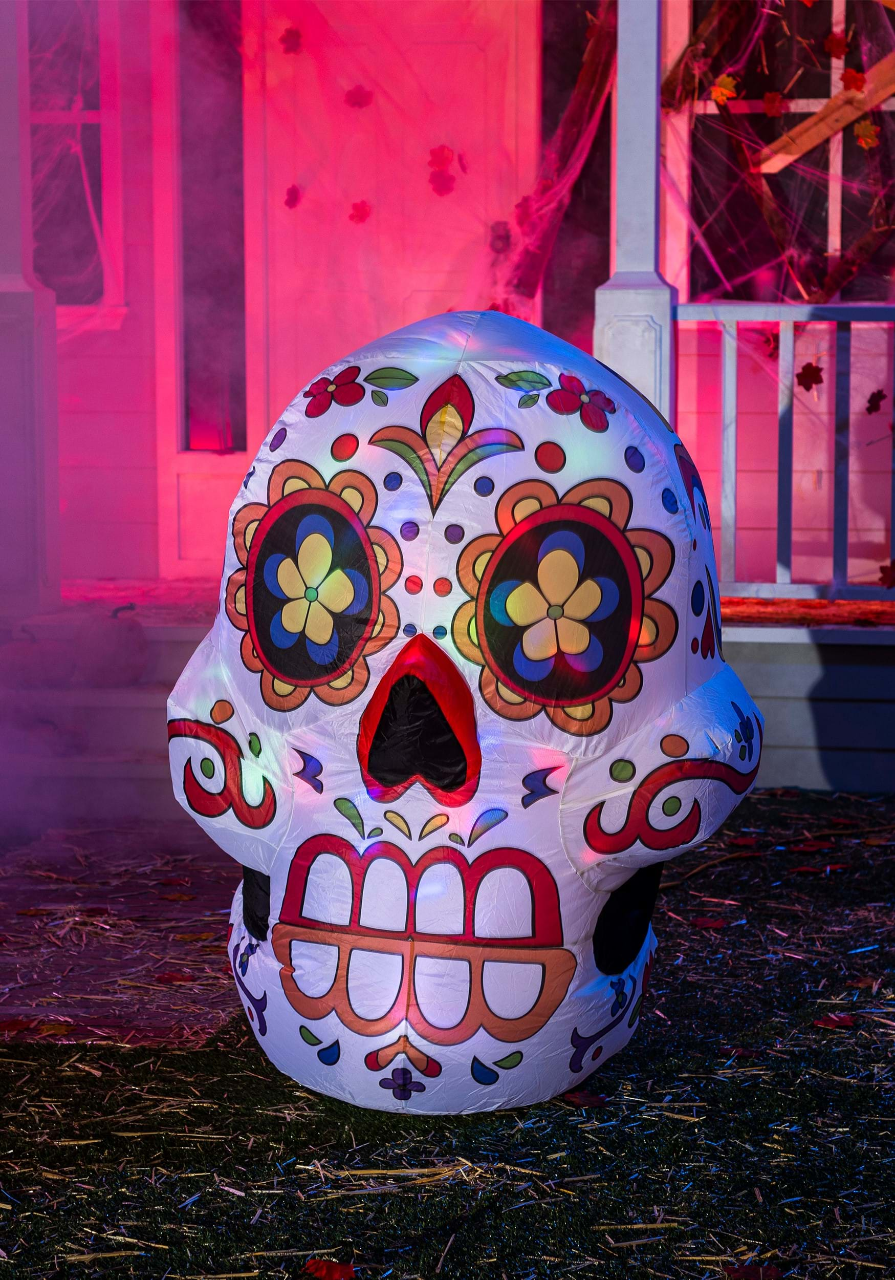 Dia De Los Muertos Decoration Ideas Ubicaciondepersonas Cdmx Gob Mx   4ft Tall Dia De Los Muertos Calavera Inflatable De 