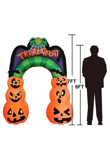 7 Foot Tall Large Pumpkin Arch Inflatable Decoration