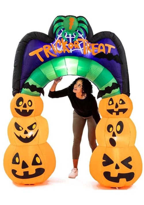 7 Foot Tall Large Pumpkin Arch Inflatable Decoration