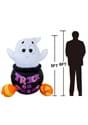 5Ft Tall Gluttonous Ghost Inflatable Decoration Alt 4