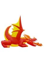 6FT Tall Large Fire Dragon Inflatable Decoration Alt 1