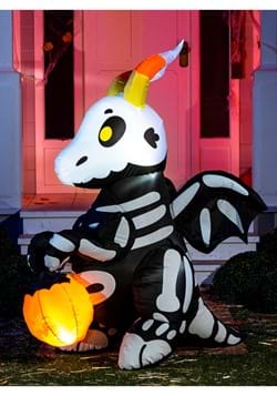 8FT Tall Cute Skeleton Dragon Inflatable Decoration