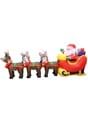 9 5 Foot Jumbo Reindeer and Santa Inflatable Decor Alt 2