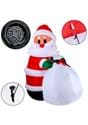 7.9FT Tall Projection Santa & Gift Bag Inflatable Alt 6
