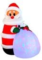 7.9FT Tall Projection Santa & Gift Bag Inflatable Alt 3