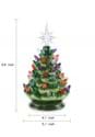 10" Tabletop Ceramic Christmas Tree Alt 3
