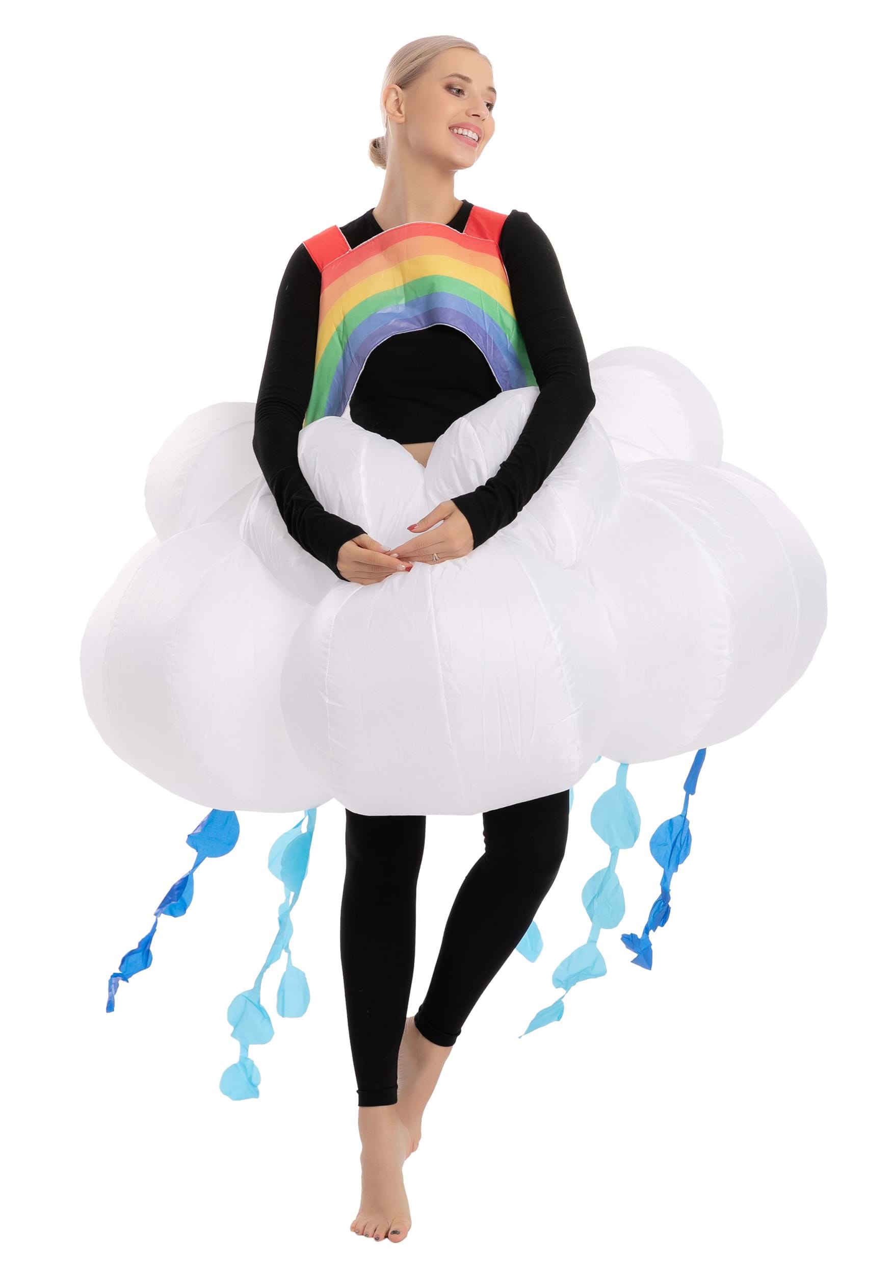 Disfraz de nube de lluvia inflable para adultos para adultos Multicolor Colombia
