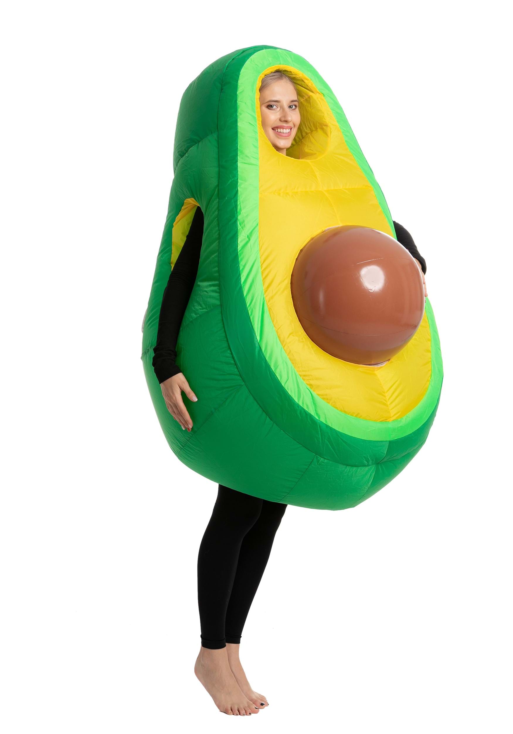 Photos - Fancy Dress Joyin Inflatable Avocado Adult Costume Green/Yellow