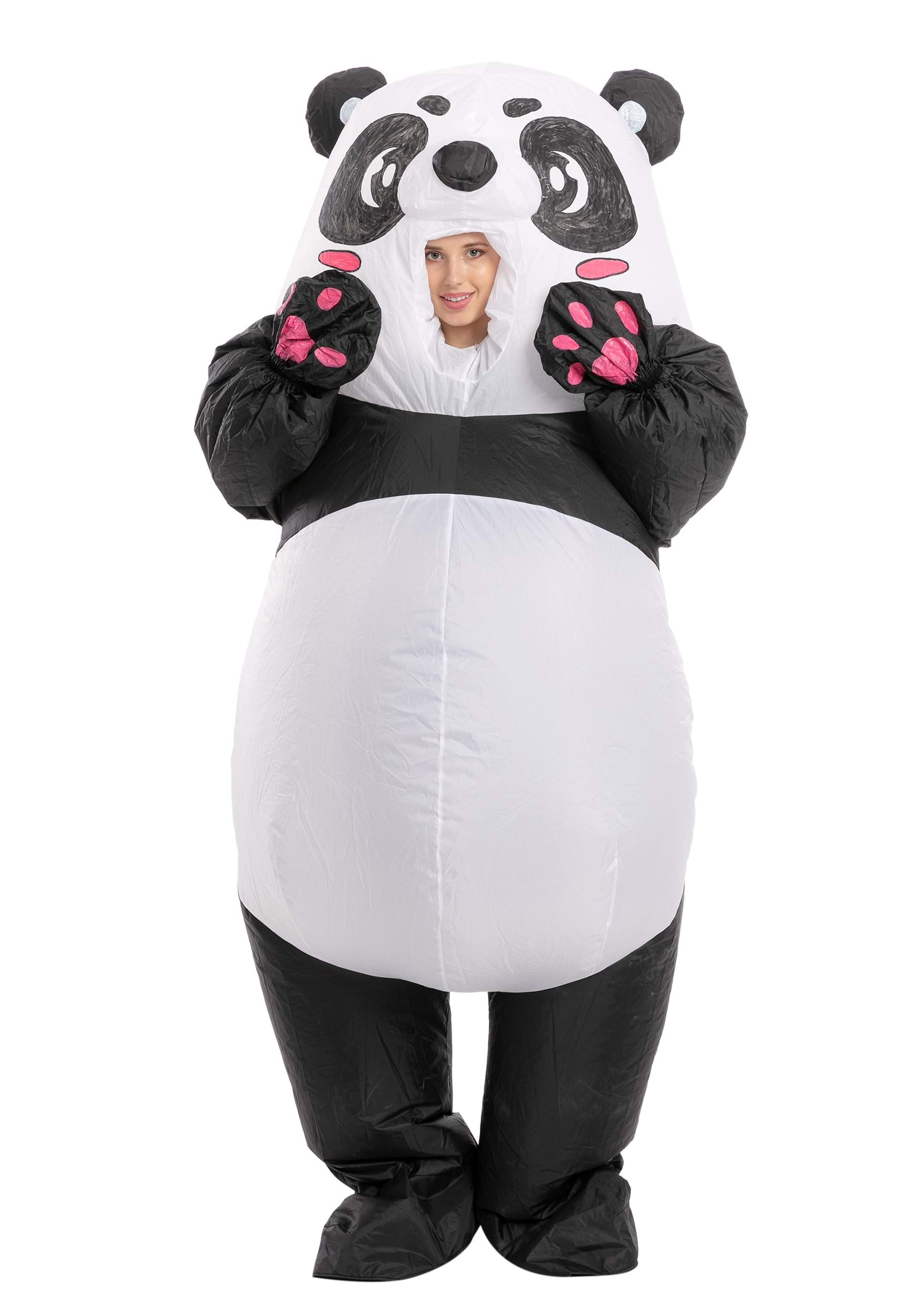 feminine self Admit Inflatable Adult Panda Costume