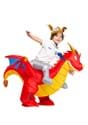 Child Inflatable Riding-A-Fire Dragon Costume Alt 4
