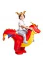 Child Inflatable Riding-A-Fire Dragon Costume Alt 5