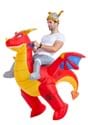 Adult Inflatable Riding A Fire Dragon Costume
