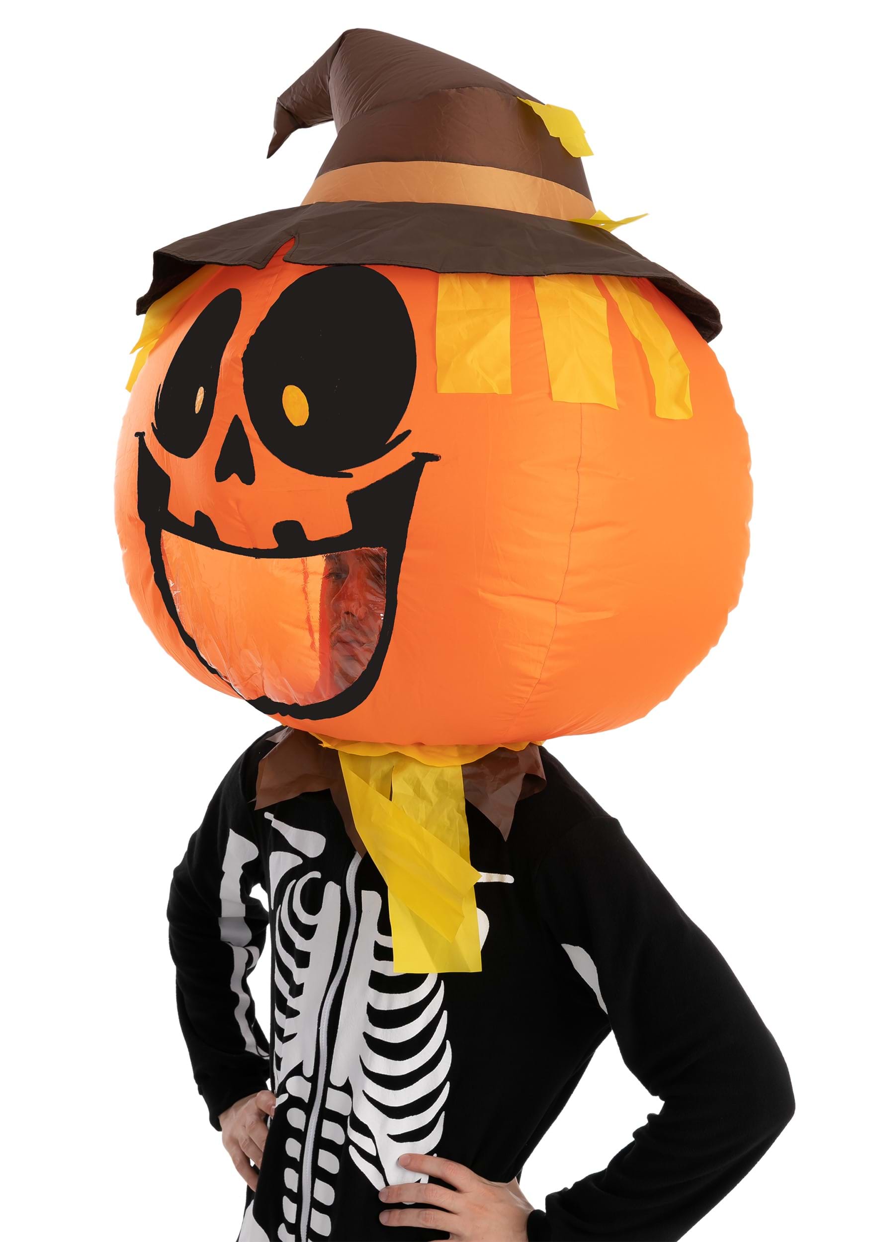 Adult Inflatable Pumpkin Bobblehead