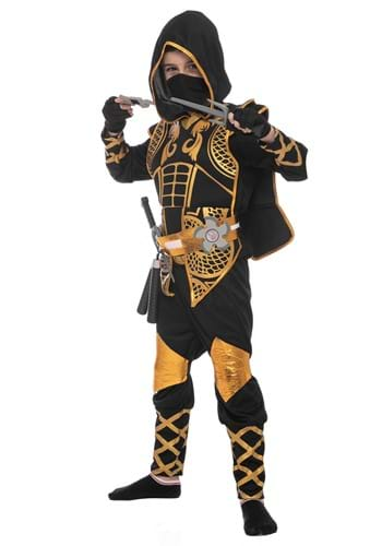 Golden Ninja Boy's Costume